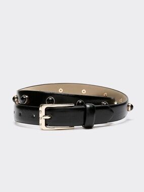 Reitmans Black & Gold Studded Belt NWT Size L/XL
